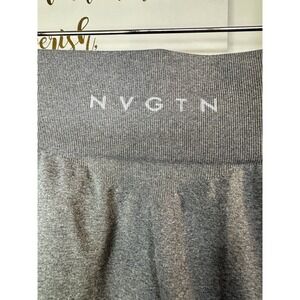 NVGTN Women's Black Speckled Lift Seamless Shorts. Small. Black Speckled